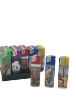 50 pièces de briquets électroniques jetables en plastique pour cigarettes, 50 pièces/boîte, en vente