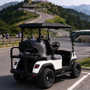 Voiturette de golf à batterie lithium pour 4 passagers, voiturette de golf électrique tout-terrain 4 places pour terrain de golf - Product Image 1