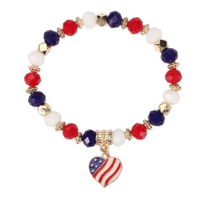 Pulsera con Bandera Americana, Pulsera para el Día de la Independencia, Decoración para la Fiesta del 4 de Julio, Regalo para Niñas, Pulsera Promocional de <span class=keywords><strong>Supermercado</strong></span> - Product Image 6