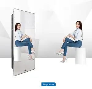 65inch Smart mirror TV with all in one touch screen , motion sensor magic mirror