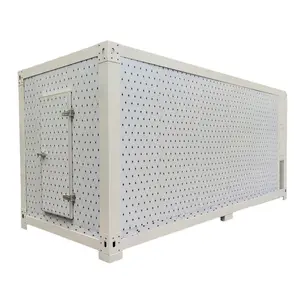 Painel de refrigeração comercial solar para armazenamento em câmaras frigoríficas, recipientes de compressor para frutas, peixes e carnes