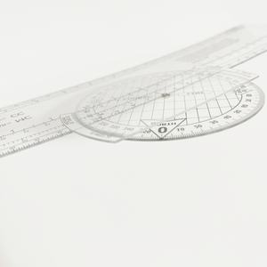 Fabricant OEM de traceur d'aviation en plastique pour étudiants, taille 34 cm x 11,3 cm, règle promotionnelle incluse - Product Image 6