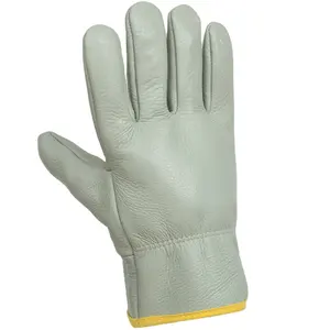 Welding Gloves Long Cuff Welder Cow Split Sheepskin Leather Hand Protection Safety Gloves
