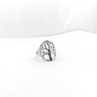 Arbre De Vie Bijoux Anneaux Ouverts En Acier Inoxydable Anillos De Acero Inoxidable Para Hombre Arbre De Vie Anneau