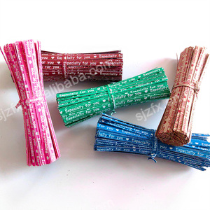 Attache torsadée en papier kraft écologique Fanxing, personnalisable et durable, pour la fixation du pain de boulangerie et l'emballage alimentaire, produit imprimable - Vente chaude - Product Image 3