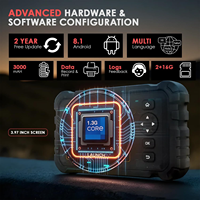 Nuevo Lanzamiento CRP129 HD de Alto Rendimiento para Escaneo Completo del Sistema de Camiones, Lector de Códigos para Camiones Diésel, Escáner de Diagnóstico y Herramientas de Diagnóstico