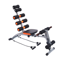 Equipo de Ejercicio Multifuncional de Alta Calidad con Banco de Entrenamiento de Core Ajustable para Ejercicios de Cuerpo Completo, Ideal para Gimnasio en Casa