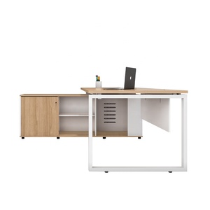 Ensemble organisateur de meubles classiques anciens Table de bureau de <span class=keywords><strong>banque</strong></span> Mobilier de bureau moderne Bureau de <span class=keywords><strong>directeur</strong></span> Table de bureau en acier avec tiroirs - Product Image 4