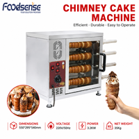 Machine à gâteaux cheminée professionnelle en acier inoxydable pour pains et cornets de glace