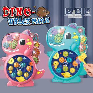 Samtoy Rotatori Elettronici a Ingranaggi Dinosauro <span class=keywords><strong>Gioco</strong></span> da Tavolo con Martello Giocattolo Whack-a-Mole per Bambini con Musica e Luci - Product Image 2