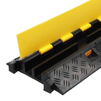 Rampe de protection de câble en caoutchouc, 2 canaux, livraison gratuite, 2XC07