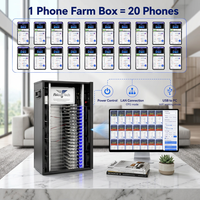Nouvel équipement de carte mère pour ferme de téléphones Lieying S8/S9/S10, contrôle groupé de plusieurs téléphones Android, rack de robots automatisés