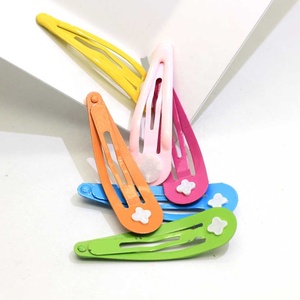 Mix Colorful 100pcs Girls <strong>Snap</strong> Hair <strong>Clips</strong> for Children Baby Hair Accessories - Product Image 5