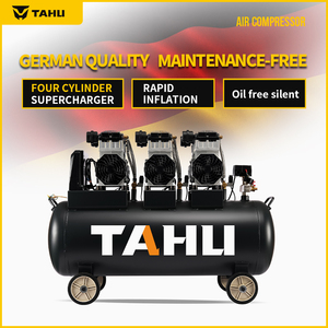 TAHU 150L 1440RPM 4500W 6HP compressore d'aria industriale silenzioso portatile Oil-Free con 220V TH-15150 nuova condizione - Product Image 3