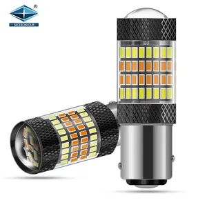 Dual Color 1157 7443 3157 T25 T20 3014 96SMD Dual-Color Switchback Led Bulbs Brake Lights White Yellow Signal DRL Led Bulb