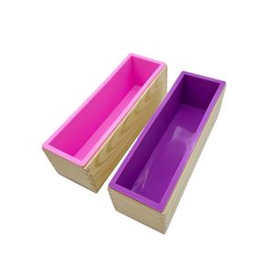 Scatola di legno <span class=keywords><strong>rettangolare</strong></span> fai da te + 1200ml di Silicone <span class=keywords><strong>torta</strong></span> pane tostato <span class=keywords><strong>stampo</strong></span> sapone fatto a mano - Product Image 3