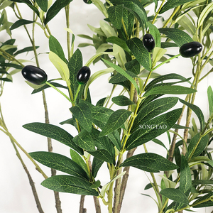 Giá bán buôn nhân tạo Cây Ô Liu chậu cây trang trí nội thất tự nhiên gần mô phỏng Cây Ô Liu - Product Image 3