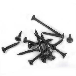 Tornillos autoperforantes Dongming de rosca gruesa negros M3.5 con cabeza de fregadero para paneles de yeso y tableros de pared - Product Image 4