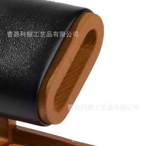 Wooden Watch Stand <b>Desktop</b> Display Rack Rectangle Shape Brown Simple Style Single Layer Watch <b>Shelf</b> - Product Image 4