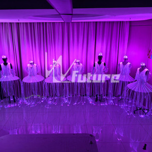 Coiffe Lumineuse LED Fibre Optique <span class=keywords><strong>Méduse</strong></span> Spectacle Scénique Dégradé de Couleurs <span class=keywords><strong>Costume</strong></span> de Ballet - Product Image 4