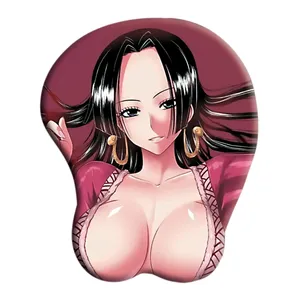 3D Big Breasts Ergonomic Mouse pad Wrist Guard Sexy Cartoon Breast Girl Anime Mousepad