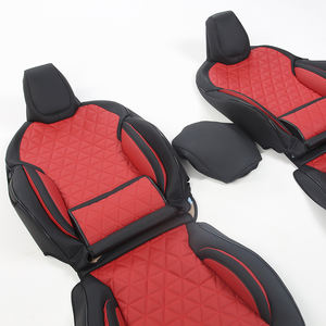 GANE Design Ensemble Complet de Luxe de Housses de Sièges Intérieures de Voiture en Cuir Nappa pour Tesla Model X/Y 2021-2025 - Product Image 6