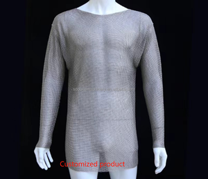 Gants de boucher en maille métallique en acier inoxydable, protection anti-coupure, type maille de chaîne, pour huîtres - Product Image 6