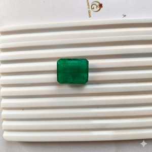 Émeraude verte de forme octogonale pesant 29,20 carats, pierre précieuse raffinée et élégante, produit artisanal en vrac - Product Image 6