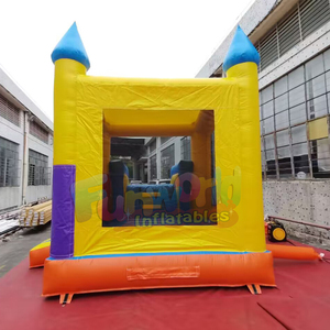 Castillo inflable con tobogán, combo de juegos inflables comerciales para niños. - Product Image 4