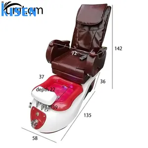 Kisen The manicure chair can be rotated 360 degrees with foot massage function and can be backwards