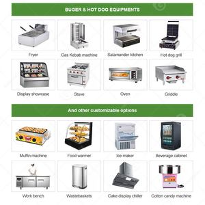 <b>Home</b> <b>Ice</b> Cream Truck Cookie Cupcake Commercial Hot Dog Cart Mobile Food Moving Kitchen Trailer for Canada - Product Image 5