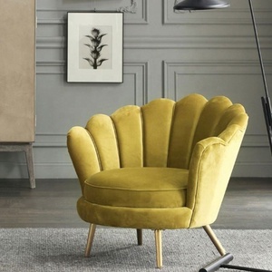 Ensemble de canapés en velours coquille de palourde de luxe nordique 2027YOUTAI, 1/<span class=keywords><strong>2</strong></span>/3 <span class=keywords><strong>places</strong></span>, pieds dorés, <span class=keywords><strong>canapé</strong></span> incurvé moderne pour salon - Product Image 1