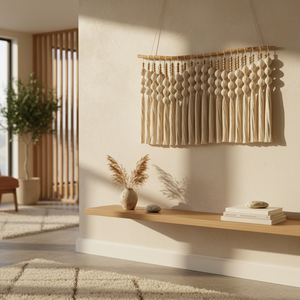 Grand Coton <span class=keywords><strong>Scandinave</strong></span> Sphéricité Macramé Bulle Tentures Murales Art Designs Décoration de la Maison Décoration Murale Luxe pour le Salon - Product Image 6