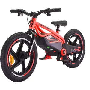 Italiaans Design 16 Inch Elektrische Kids Bike Velocifero Rookie 100W 25.2v5.2ah
