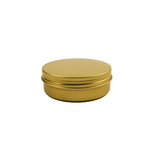 Boîtes en aluminium rondes à double face, noires mates et dorées, avec couvercle, 15g, 20g, 30g, 50g, 80g, 100g, 150g, 60g, 200g, 200ML, 92*45mm - Product Image 4