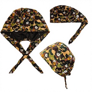 Popolare Cappello Chirurgico Unisex con Design a Gattino Cartoon, <span class=keywords><strong>Accessori</strong></span> per Infermieri, Cappelli Medici con Fodera in Raso - Product Image 1