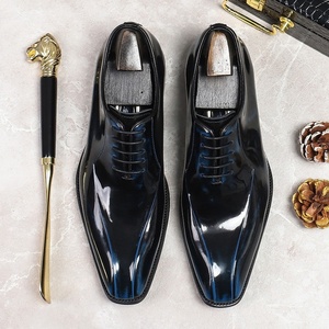 Zapatos Oxford de Negocios para Hombre de Cuero Genuino con Capa Superior de Cuero Vacuno, Zapatos Formales - Product Image 3
