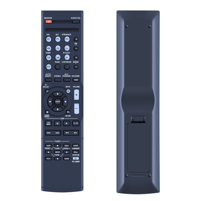 New RC-929R Replace Remote Control for AV Receiver VSX-531 VSX-532 433 MHz Fixed Code AAA Battery 4 Buttons