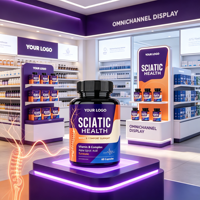 Compléments alimentaires pour la santé du nerf sciatique au peptide vert, acide alpha-lipoïque, soutien immunitaire pour adultes, contenant de 120 capsules, 36