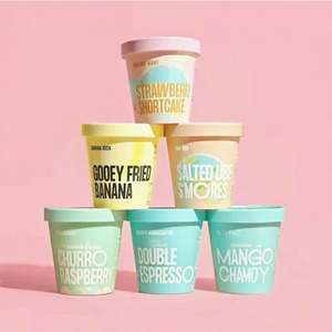 Bán Buôn 4Oz 6Oz 8Oz 10Oz Tùy Chỉnh Dùng Một Lần <span class=keywords><strong>Ice</strong></span> <span class=keywords><strong>Cream</strong></span> Cup Đóng Gói Giấy Bát Kem Bồn Tắm Loạt Với Nắp - Product Image 5