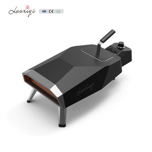 Four à gaz portable Big Horn de 12 pouces pour l'extérieur, contrôleur de température, pour four à pizza en acier, brûleur à gaz puissant pour restaurant, ton - Product Image 5