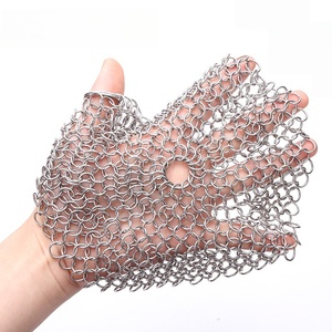Wholesale 316 Stainless Steel <b>Brush</b> Pot Net Metal Ring for Kitchen, Cleaning Net, Kitchen Gadget <b>Scrubbing</b> - Product Image 6