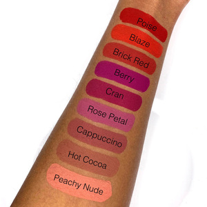 ลิปสติกเนื้อแมทท์แบบน้ำ ติดทนนาน 180 สี โทนนู้ด วีแกน กันน้ำ รับผลิตแบรนด์ส่วนตัว - Product Image 5