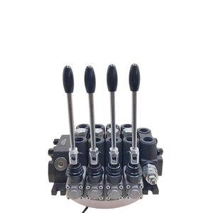 Vanne de commande directionnelle sectionnelle pneumatique hydraulique manuelle Huamao 100L/min à 4 bobines, origine Shandong, pour la construction - Product Image 5