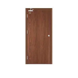 Fábrica Atacado Personalizado Portas Fabrica Segurança Resistente Ao Fogo Rated Door Porta De Aço