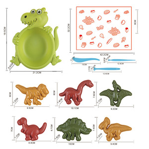 Arena Sensorial y Juego de Arena de 400 g, Arcilla Mágica y Masa con Esculturas de Dinosaurios, Juguetes Educativos para la Primera Infancia, Regalos - Product Image 2