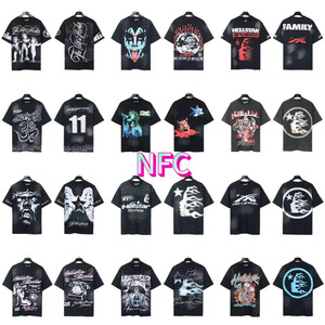 T-shirt Hell and Stars 1.1 Estate 2026 Stampa Lettere Vestibilità Ampia Traspirante 260g Uomo Donna Con NFC - Product Image 2