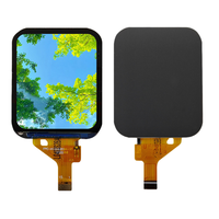 1.8 Inch IPS TFT LCD Display Module for Smart Watches, 15-Pin SPI Interface with Wide Viewing Angle