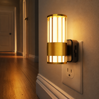 Veilleuse LOHAS rotative à brancher sur prise murale, luminosité réglable, pour enfants et adultes, chambre à coucher, lampes de nuit modernes pour couloir, escalier