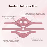 Masque facial liftant en silicone personnalisé pour femme, réutilisable, réducteur de double menton, pour affiner le menton et le visage, sans BPA, sangle amincissante pour le visage